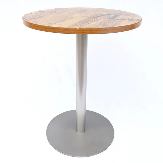 Venta caliente restaurante de madera mesa de comedor y sillas Base