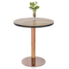 Base de mesa de cobre de piezas de muebles de metal para contrato comercial
