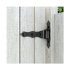 Bisagra de metal resistente tipo T para cercas y puertas de vinilo/PVC y madera - Inoxidable