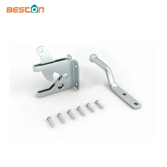 Pestillo galvanizado pequeño y resistente para puertas de metal y madera - Fácil de instalar