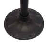 Base grande de acero de la mesa de centro de Chrome del metal del escritorio del pedestal del comedor moderno