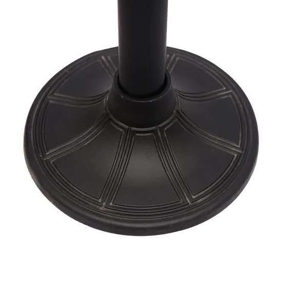 Base grande de acero de la mesa de centro de Chrome del metal del escritorio del pedestal del comedor moderno