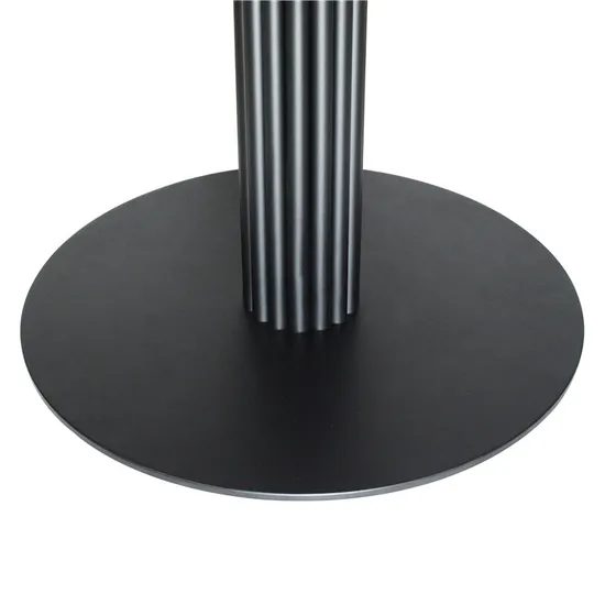 Patas para muebles Patas de mesa redondas con recubrimiento en polvo Patas de mesa auxiliar Café