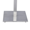 Mesa de comedor industrial al por mayor de la base del oro del metal base de la tabla