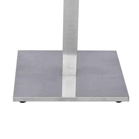 Mesa de comedor industrial al por mayor de la base del oro del metal base de la tabla