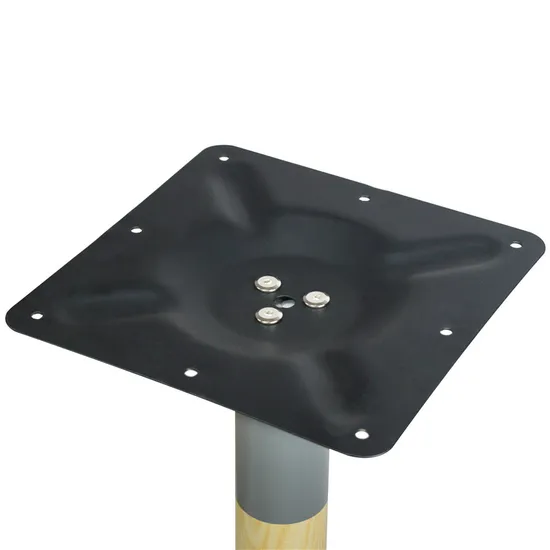 Patas de mesa redondas de tubo de hierro con base de mesa de alta calidad hechas de hierro