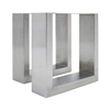 Precio barato Metal de acero en forma de T Patas de mesa de comedor de acero inoxidable