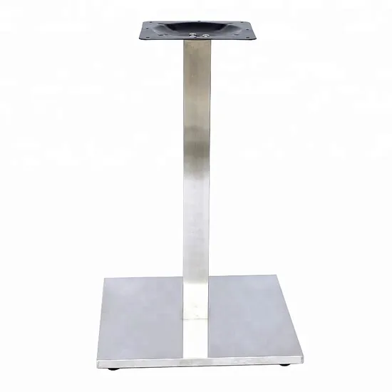 Nuevo diseño de muebles Cafe Base de mesa de comedor cuadrada