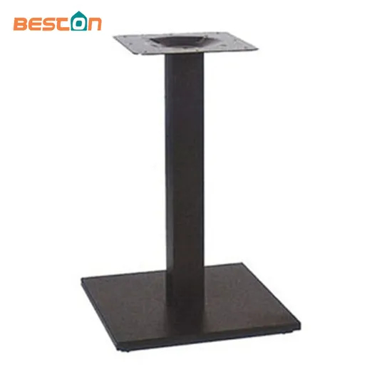 Muebles baratos, cubiertas de placa de hierro, mesa de centro de goma con base de mesa