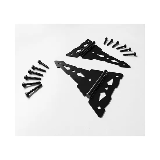 Kit de herrajes para puertas y cercas de acero galvanizado de alta resistencia para puertas exteriores