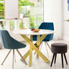Base de mesa de metal para restaurante, muebles industriales redondos modernos de lujo