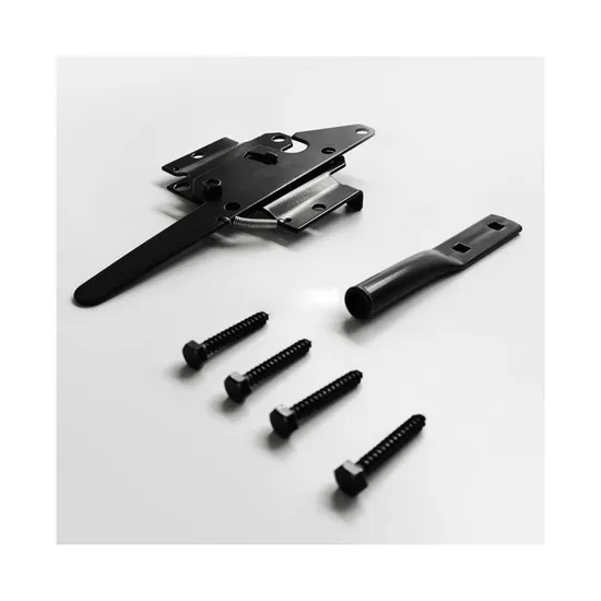 Kit de herrajes para puertas y cercas de acero galvanizado de alta resistencia para puertas de madera