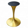 Base de mesa de hierro con forma de tulipán, base de mesa de comedor, patas de muebles de metal