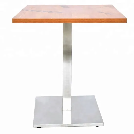 Pieza de muebles, patas de mesa de comedor con base de acero inoxidable en oro rosa