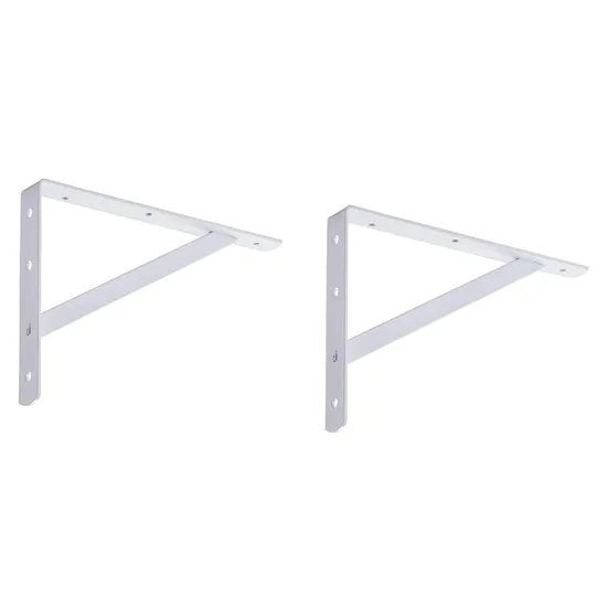 Soportes de soporte de pared Estante flotante Soporte triangular de metal reforzado con acero de un solo lado