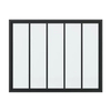 Estilo de fábrica de puertas y ventanas de vidrio, marco metálico de ventana corrediza