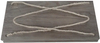 Estante marrón cuerda pared madera flotante 4 ganchos soportes de estante colgante rústico