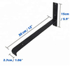 Soportes de pared para estante de hierro, soporte triangular para puerta de madera