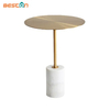 Mesa de centro Balcón Sala de estar Mesa redonda pequeña Mármol