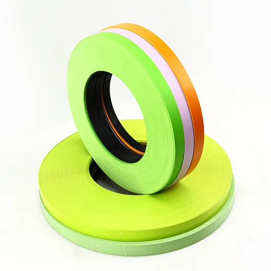 Accesorios para muebles Cinta de borde Plástico flexible decorativo Bandas de borde de PVC duotono 3D