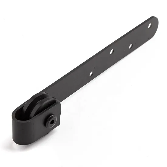 Kit de herrajes para puerta de Granero doble de hierro de derivación silenciosa Industrial rodante para gabinete