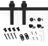 Mini perchas para puertas corredizas de granero