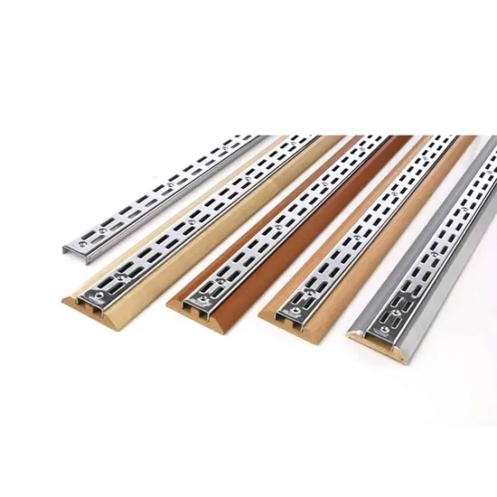 Soportes colgantes de uso vertical de columna AA de metal con tubo ranurado de un solo orificio