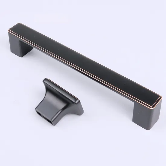 Manija de gabinete elegante, tirador de puerta de aluminio corredizo Vintage plateado