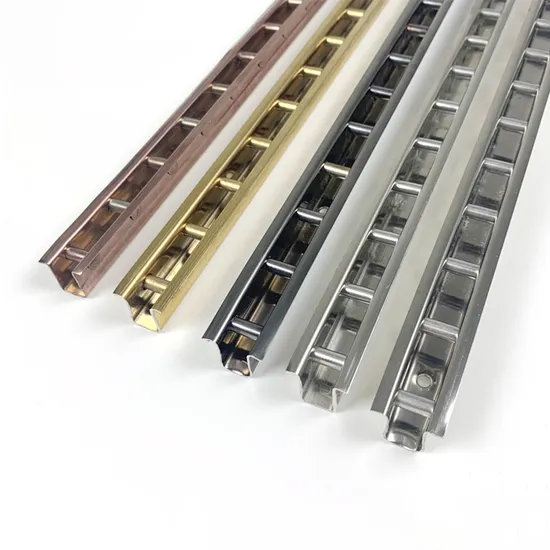 Columna AA de metal con agujeros Venta directa Canal vertical de pared ranurada
