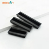 Tiradores empotrados para armarios, tiradores de aluminio para dormitorio, cocina, color negro mate