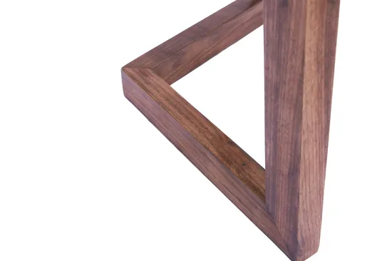 Patas de escritorio de estilo rústico de nogal negro macizo hechas a mano para muebles de granja