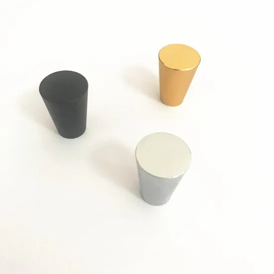 Perilla de tirador de cajón, herrajes de cocina, muebles macizos, cromado, negro mate y latón dorado