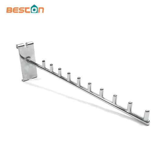 Gancho de malla para colgar exhibición de alambre de Metal de pared de rejilla de accesorios convenientes para tienda de ropa