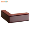 Patas de soporte para muebles de madera maciza en 7 formas - Marrón resistente para sofá y cama