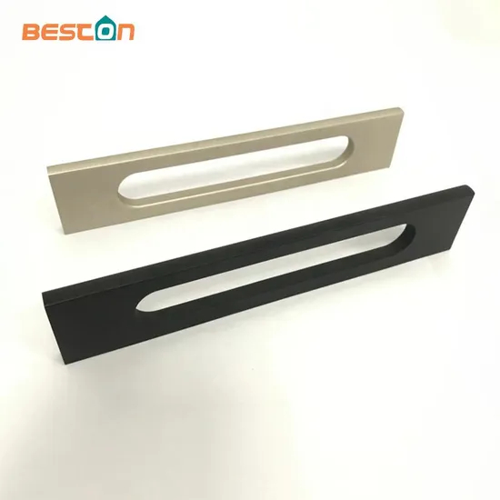 Tirador CNC de perfil de aluminio para puerta de cajón de armario de cocina de dormitorio