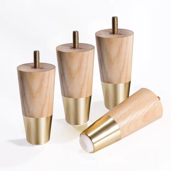 Patas modernas para muebles de madera maciza: venta al por mayor para sofás, gabinetes, camas y muebles comerciales