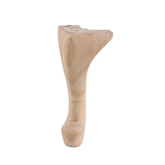 Patas boutique para sofás y sillas de madera maciza de 250 mm: estructura ajustada con textura clara | Proveedor mayorista de patas para muebles