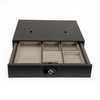 Caja fuerte para cajón de joyería con cerradura de huella dactilar, cajas fuertes ocultas para cajón de finanzas de hotel
