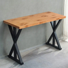 Fabricante de patas modernas para mesa de comedor de metal dorado en forma de U