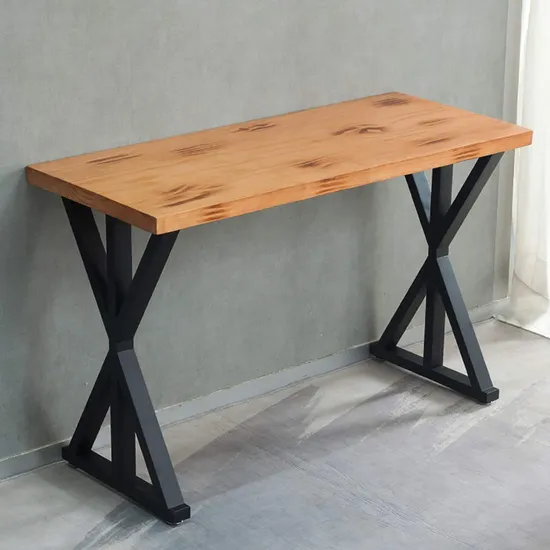Fabricante de patas modernas para mesa de comedor de metal dorado en forma de U