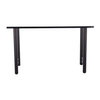 Base de mesa de comedor cromada, herrajes para muebles, patas de mesa en forma de H