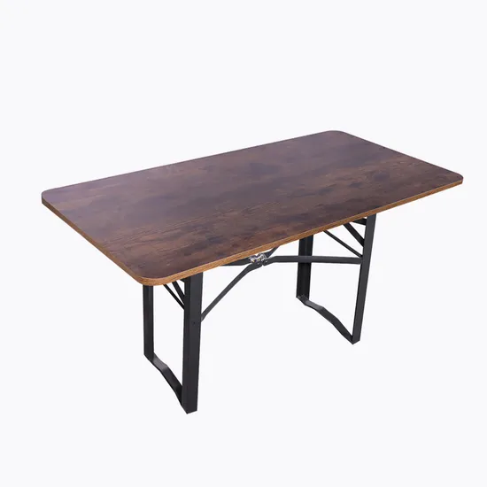 Patas de mesa de lujo de madera para muebles de exterior de alta calidad