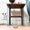 Muebles DIY Industrial Tubos de metal Patas de mesa