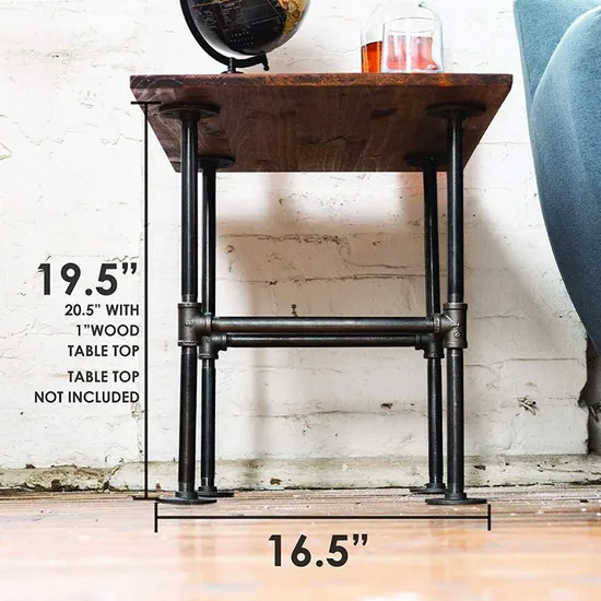 Muebles DIY Industrial Tubos de metal Patas de mesa