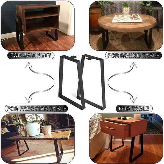 Juego de patas de mesa de comedor de café de metal de lujo, fabricantes de marcos de tuberías