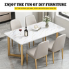 Patas de mesa de centro modernas de mediados de siglo, diseño Industrial DIY, superventas, Alemania