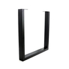 Patas de mesa de comedor de metal elegantes para tapa rectangular
