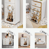 Gabinete consola de madera maciza hecho a mano de alta calidad: personalizable para el hogar, hoteles y pasillos con opciones de almacenamiento