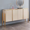 Gabinete lateral de entrada de madera maciza de pared neoclásico chino moderno de lujo con almacenamiento