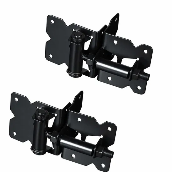 Bisagras para cercas de metal galvanizado de alta resistencia, directas de fábrica: hardware profesional para exteriores